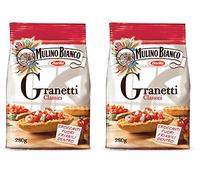 Mulino Bianco: Paquete de 2 tostadas crujientes y desmenuzables "Granetti Classici" (280 g), paquete de 2 paquetes de [importación italiana]