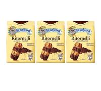 MULINO BIANCO Ritornelli - Galletas italianas con cacao y almendras 700g (Ritornelli, x3)