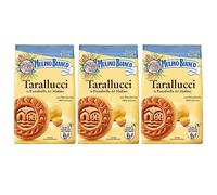 MULINO BIANCO Tarallucci galletas de pastaflora de Italia 350g (Tarallucci, x3)