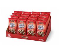 Mulino Royal Rolls Wafer Cocoa Cream | Pack 16 Unidades x 150g | Barquillos Rellenos de Crema de Cacao | Snack Dulce y Crujiente