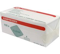 Mull compresas 5 x 5 cm de 8 No esterilizadas 100 Stk