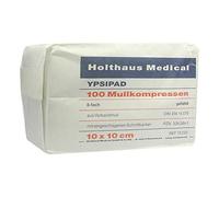 Mull compresas ypsipad 10 x 10 cm unsteril 8 Compartimento 100 St compresas