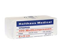 Mull compresas ypsipad 5 x 5 cm unsteril 8 Compartimento, 100 St