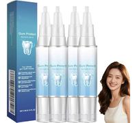 Mullend Gel Reparador de Encías, Reparación de la Disminución de las Encías, Mullend Gel de Reparación de Dientes, Lápiz Esencial Blanqueador Dental Pasta Blanqueadora, Cuidado Bucal (4pcs)