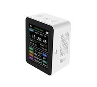 MULOUTSPO WIFI Tuya Smart CO2 Sensor Detector de DióXido de Carbono HCHO TVOC CO2 TEMP HUMI Detector Pantalla LCD Smart Life APP