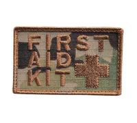 mult1cam Botiquín de Primeros Auxilios 2x3.25 IFAK Medic MED Trauma Paramedic Parche Moral Parche hook militar