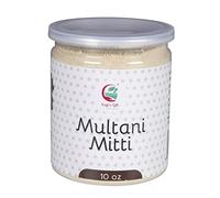 Multani Mitti Powder | Fullers Earth Clay | Arcilla india 100% natural | Paquete facial que aprieta la piel, baño desintoxicante y fabricación de jabón | 10 oz (283 gramos) | Por Yogi's Gift®