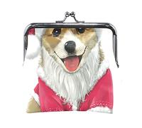 Multi 1 Claude Monet El Jardín del Artista en Argenteuil Monedero de Cuero con Cerradura de Beso Bolso de Embrague Bolsillo con Cerrojo Tarjeta de Cambio de Llave Monedero Hebilla Bolso de Mano Pequeñ