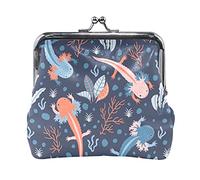 Multi 1 Hand Drawn Gold Golden Face of The Sun Stars on Black Dark Women Leather Coin Purse Hasp Card Key Change Wallet Small Hebilla Bolso Case Kiss Lock Clutch Pouch Pocket para niñas Damas