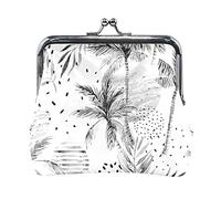 Multi 12 Vintage bordado amapolas peonías retro libélulas en oscuro mujer cuero monedero cerrojo tarjeta cambio de llave cartera pequeña hebilla bolso caso beso bloqueo embrague bolsa bolsillo para ni