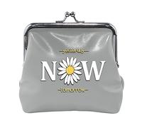 Multi 14 Claude Monet The PARC Monceau Monedero de Cuero Kiss Lock Clutch Pouch Pocket Hasp Card Key Change Wallet Hebilla Bolso pequeño para Mujeres niñas Damas