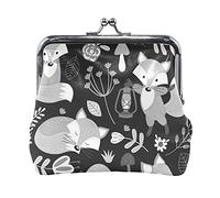 Multi 14 Vintage bordado amapolas peonías Retro libélulas en oscuro mujer cuero monedero cerrojo tarjeta cambio de llave cartera pequeña hebilla bolso caso beso bloqueo embrague bolsa bolsillo para ni