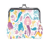 Multi 3 Hand Drawn Gold Golden Face of The Sun Stars on Black Dark Mujer Cuero Monedero Hasp Card Key Change Wallet Pequeña Hebilla Bolso Case Kiss Lock Clutch Pouch Pocket para niñas Damas