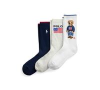 Multi 3 pares de calcetines de Polo Bear EU 38-42