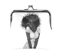 Multi 3 Silver White Shiny Sparkles and Sequins in the Form of Stars on Dark Women Leather Coin Purse Hasp Card Key Change Wallet Small Hebilla Bolso Case Kiss Lock Clutch Pouch Pocket para niñas Ladi