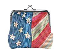 Multi 4 Antiguo Egipcio Egipto Monedero de Cuero Beso Cerradura Embrague Bolsa Bolsillo Cerrojo Tarjeta Llave Cambio Monedero Hebilla Bolso pequeño Estuche para Mujeres Niñas Damas