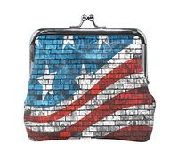 Multi 5 Antiguo Egipcio Egipto Monedero de Cuero Beso Cerradura Embrague Bolsa Bolsillo Cerrojo Tarjeta Llave Cambio Monedero Hebilla Bolso pequeño Estuche para Mujeres Niñas Damas