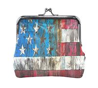 Multi 6 Antiguo Egipcio Egipto Monedero de Cuero Beso Cerradura Embrague Bolsa Bolsillo Cerrojo Tarjeta Llave Cambio Monedero Hebilla Bolso pequeño Estuche para Mujeres Niñas Damas