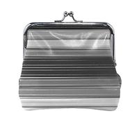 Multi 8 varios pingüinos de dibujos animados patrón sin costuras en gris mujer cuero monedero cerrojo tarjeta cambio de llave cartera pequeña hebilla bolso caso beso bloqueo embrague bolsa bolsillo pa