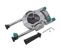 Multi Angle Drill Guide, Adjustable 45 Degree Drill Stand, Secure Clamping Universal Drill Holder for Hand Electric Drilling Machine, Alloy Steel Construction with Ergonomic Handle