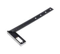 Multi Angle Measuring Ruler 16in | 45 & 90 Degree Aluminum Alloy Framing Square | Expert Woodworking Tool for Marking/Scribing/Drawing | High Carbon Steel Construction