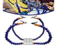 Multi-arm Adjustable Soldering Helping Hands, Helping Hands Soldering Station, Solder Station with Flexible Arms Soldering Tool, for Electronic Repair Soldering Jewelry Crafts (4 Arm Clamp)