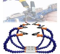 Multi-arm Adjustable Soldering Helping Hands, Helping Hands Soldering Station with Adjustable Vise Clip, for Repair, Modeling, Hobby, Crafts, Jewelry Making (6 arms)