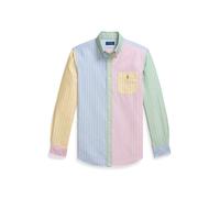 Multi Camisa Fun oxford de rayas Custom Fit XS