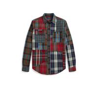 Multi Camisa oxford Classic Fit con patchwork S