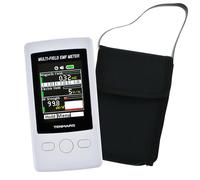 Multi-Campo EMF Metro Bolsillo ELF RF Gauss Metro 2000mG Electromagnético Eléctrico RF Campo Fuerza Ensayador con Advertencia Indicador