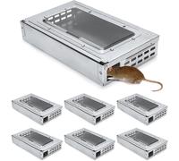 Multi Catch Humane Mouse Traps - Live Mouse Traps Catch and Release Rat Traps with Clear Top, Reusable Mice Traps for Indoor and Outdoor, Pet and Kids