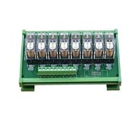 Multi-Channel Output Relay Board 2-16CH 24V 16A | 2-16CH PLC Signal Amplifier Relay Module, 12/24V Trigger(Trigger voltage 24V,8 channel)