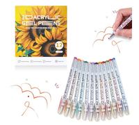 Multi-color Gel Pen Set - Scented Lava Gel Pen Set, 12/24/36/48 Color Pack, 1.0mm Fine Point, Smooth Ink Flow for Coloring, Drawing, Painting, Sketching, Note Taking (12 colors)