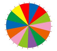 Multi-Color Rainbow Parachute Kids Play Parachute Toy, Children's Sport Building Paracaídas para trabajo en equipo Juego Parachute Toy con asas(6M)