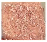Multi Colored Lace Embroidery Fabric Is An Ideal Material For Making Wedding Dresses, Gowns, And Clothing Accessories(BROWN)