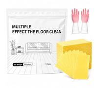 Multi-Effect Floor Clean Tablets, Multi-Surface Floor Cleaning Tablets, Concentrated Cleaner for Hardwood, Tile, Laminate & More, Floor Cleaning Solution (Yellow, 500Pcs)