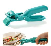 Multi-Function Anti-Scald Bowl Clip - 2026 Upgraded Silicone Hot Plate Grippers for Kitchen, 3-In-1 Hot Plate Gripper for Bowl Cozy Holder, Oven & Microwave Oven (Green)