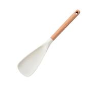Multi Function Cooking Spoon - Cooking Spoons, Matte Kitchen Silicone Utensil for Cooking Serving Stirring Scooping Scraping Durable Utensils for Non-Stick Cookware (White,B)
