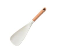 Multi Function Cooking Spoon - Cooking Spoons, Matte Kitchen Silicone Utensil for Cooking Serving Stirring Scooping Scraping Durable Utensils for Non-Stick Cookware (White,A)