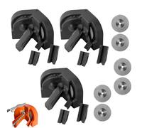 Multi-Function Drill Bit Sharpener for all Bits, Portable Drill Bit Sharpening Jig, Multipurpose Grinding Sharpener with 2 Grinding Wheel, Afilador de Brocas Para Metal (Balck,3)