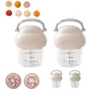 Multi-Function Electric Meat Grinder, 400ML Electric Meat Grinder, Multifunction Food Processor, Used For Dough Stirring, Onion, Meat, Nuts, Fruits, Garlic, Vegetable (2Pcs*Pink)