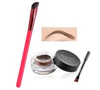 Multi-Function Eyebrow Brush, Square Angled Eyebrow Brush, Eye Brow Concealer Contour Brush, Multifunction Eyebrow Brush, Eye Brow Concealer Contour Brush for Women (light brown)
