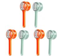 Multi-Function Peelers with Storage Box Detachable Vegetable Peeler Anti-Slip Thickened Veggie Slicer for Carrot Potato Cucumber (Multicolor Style 3)