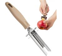 Multi Functional Adjustable Stainless Steel Fruit Corer Remover Cucumber Core Extractor Home Use Jujube Kernel Remover Pear Hole Vegetable Corer Tool (1PC)