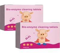 Multi-Functional Bio-Enzyme Cleaning Tablets,Cleaner Dissolve Concentrated Tablets,Bio-Enzyme Explosive Salt,Powerful Stain Removing Bio-Enzyme Cleaning Tablets,Cleaning Laundry (2 Box)