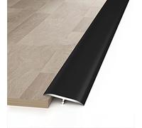 Multi-Functional Gap Covering Joining Strips,Transition Strip Transition Strips for Wooden/Laminate/Tile/Carpet, Scratch-Resistant Seam Binder, No Screws Needed(Black)