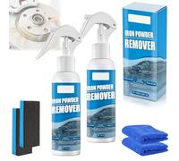 Multi-Functional Quick-Acting Rust Removal Spray, 2026 New Iron Power Remover Spray, Portable Rust Remover Sprays for Metal, Fast-Acting Formula, Bikes, Tools, Cars Surfaces (100ml*2pcs)