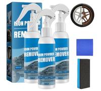 Multi-functional Quick-acting Rust Removal Spray, Iron Powder Remover Car Rust Remover Spray, Fast-Acting Oxidation, Easy to Sprays, for Metal, Car, Tools (3pcs)