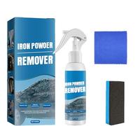 Multi-Functional Quick-Acting Rust Removal Spray - Iron Powder Remover Spray, Iron Power Remover for Metal Bikes Tools Cars & Household Surfaces (1 Pcs)