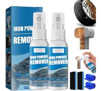 Multi-Functional Quick-Acting Rust Removal Spray, Portable Rust Remover Spray for Metal, Iron Powder Remover Sprays, Fast-Acting Formula & Easy Application, for Cars Metal Surfaces (30mi*2pcs)